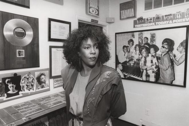 Mary Wilson touring the Motown Museum, October 1989.