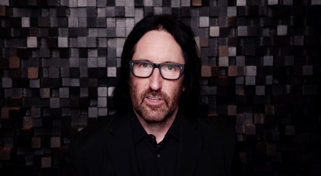 In this video grab issued Sunday, Feb. 28, 2021, by NBC, Trent Reznor accept the award for best original score in a motion picture for "Soul" at the Golden Globe Awards.