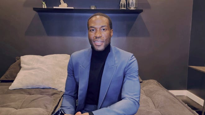 In this video grab issued Sunday, Feb. 28, 2021, by NBC, Yahya Abdul-Mateen II speaks at the Golden Globe Awards.